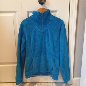 Women’s fuzzy North Face jacket